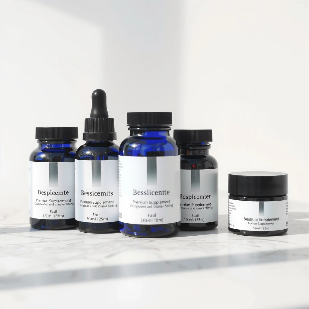 VitaGlow Premium products background